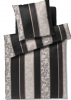 Joop poszewka mako-satin Paisley Stripes black 4121 40x80, 80x80